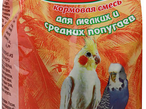 ВАКА д/мел. и сред. попугаев 500гр (красная), пакет (75059)