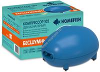 HomeFish Компрессор д/аквариума 102 2,5W, 2л/м (68466)