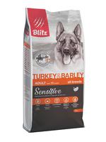 Blitz Adult Turkey & Barley All Breeds 15 кг