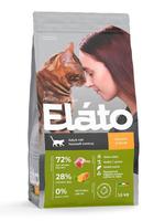 Elato Holistic Корм для кошек Курица и утка (выведение шерсти) 1,5 кг