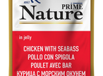 PRIME Nature Корм для кошек Курица с морским окунем в желе (пауч) 0,1 кг