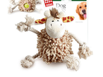 ГиГви Игрушка для собак мягкая Жираф с теннисным мячом (75072)