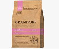 Grandorf корм для щенков Ягненок с индейкой 3 кг