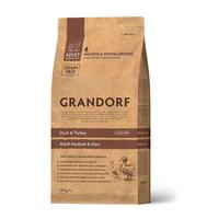 Grandorf корм для собак средних и крупных пород Утка с индейкой 10 кг