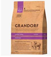 Grandorf корм для собак крупных пород Ягненок с индейкой 3 кг