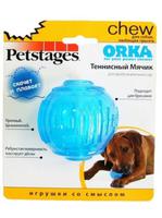 235REX Petstages игрушка для собак "ОРКА теннисный мяч" 6 см