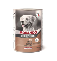 Morando Professional Конс. для собак Кролик, паштет (ж/б) 0,4 кг