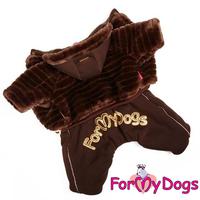 For My Dogs Комбинезон-шубка коричневый, мальчик (FW173-2014M)																		