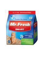 Mr.Fresh Смарт Наполнитель Древесный комкующийся, для короткошерстных кошек, 4,5