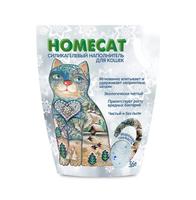 HomeCat Наполнитель силикагель Морозная свежесть 3,8л (1,8 кг)  