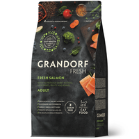 Grandorf FRESH для кошек Свежее филе Лосося с бататом 0,4 кг